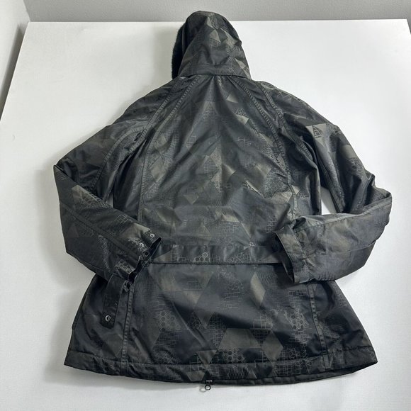 KILLY SKI FUR HOODED JACKET SKI SNOWBOARD‎ HOOD POCKET WOMEN SIZE 46 WINTER - Picture 2 of 16